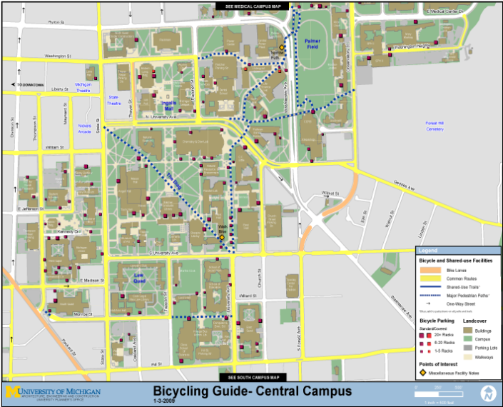 University of Michigan Bicycle Guide – The Greenway Collaborative